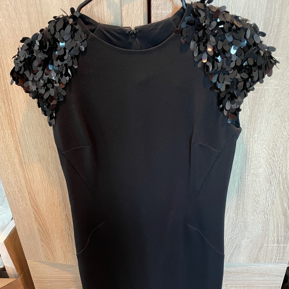 Nwt black Michael kors sequin dress 2-4